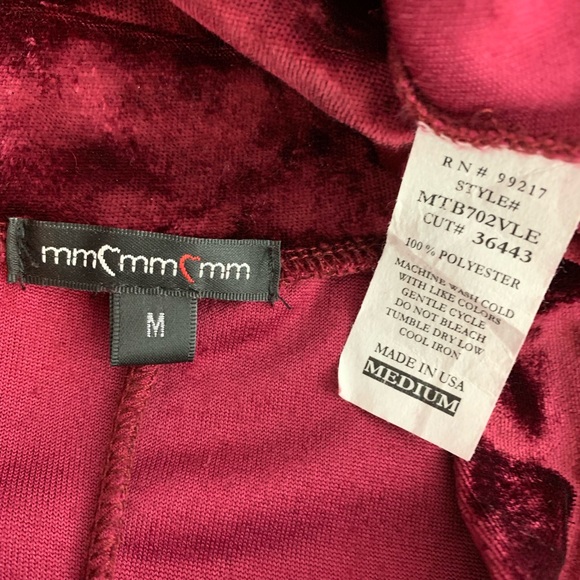 Maroon Velvet Dress Tunic - Picture 7 of 7